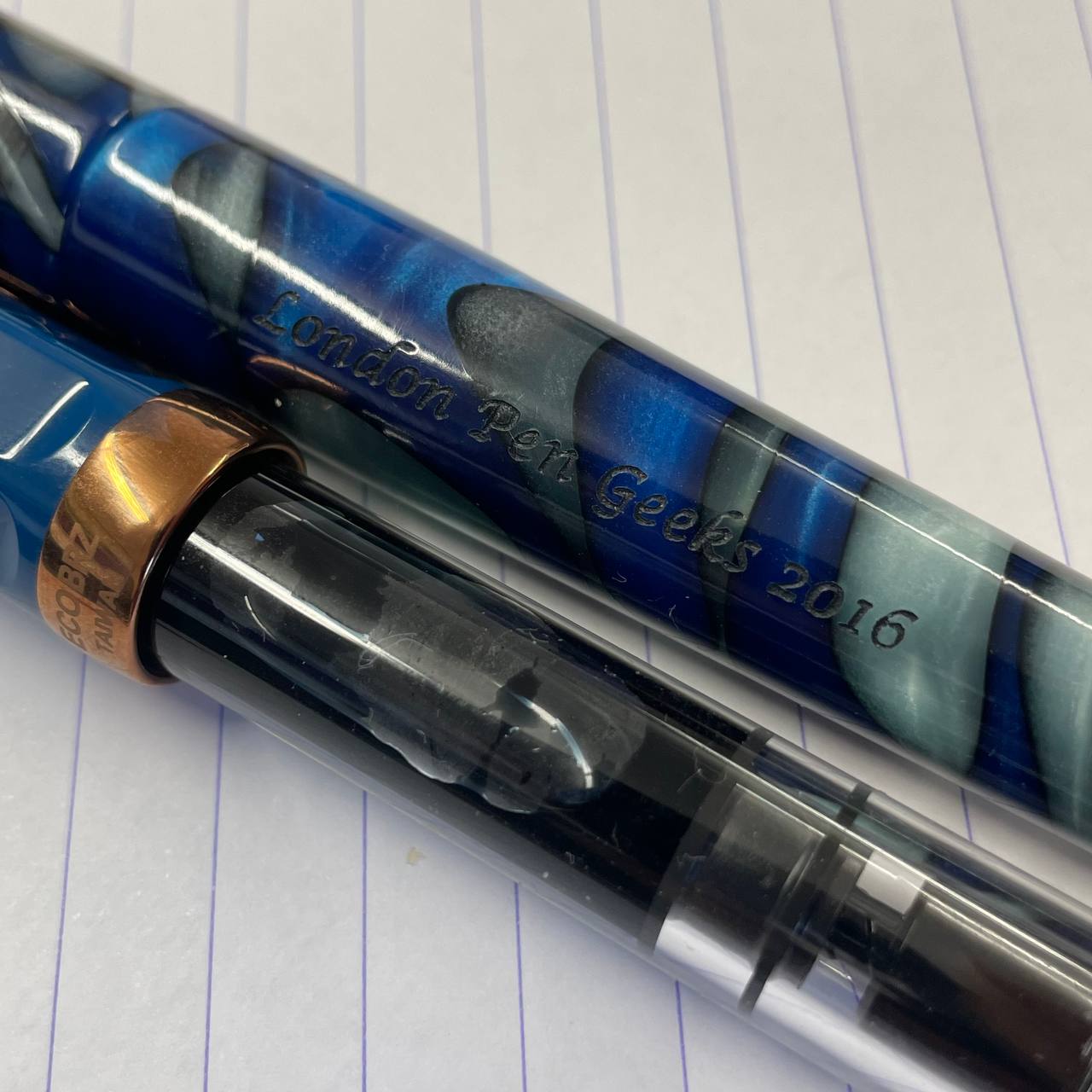 Currently inked pens