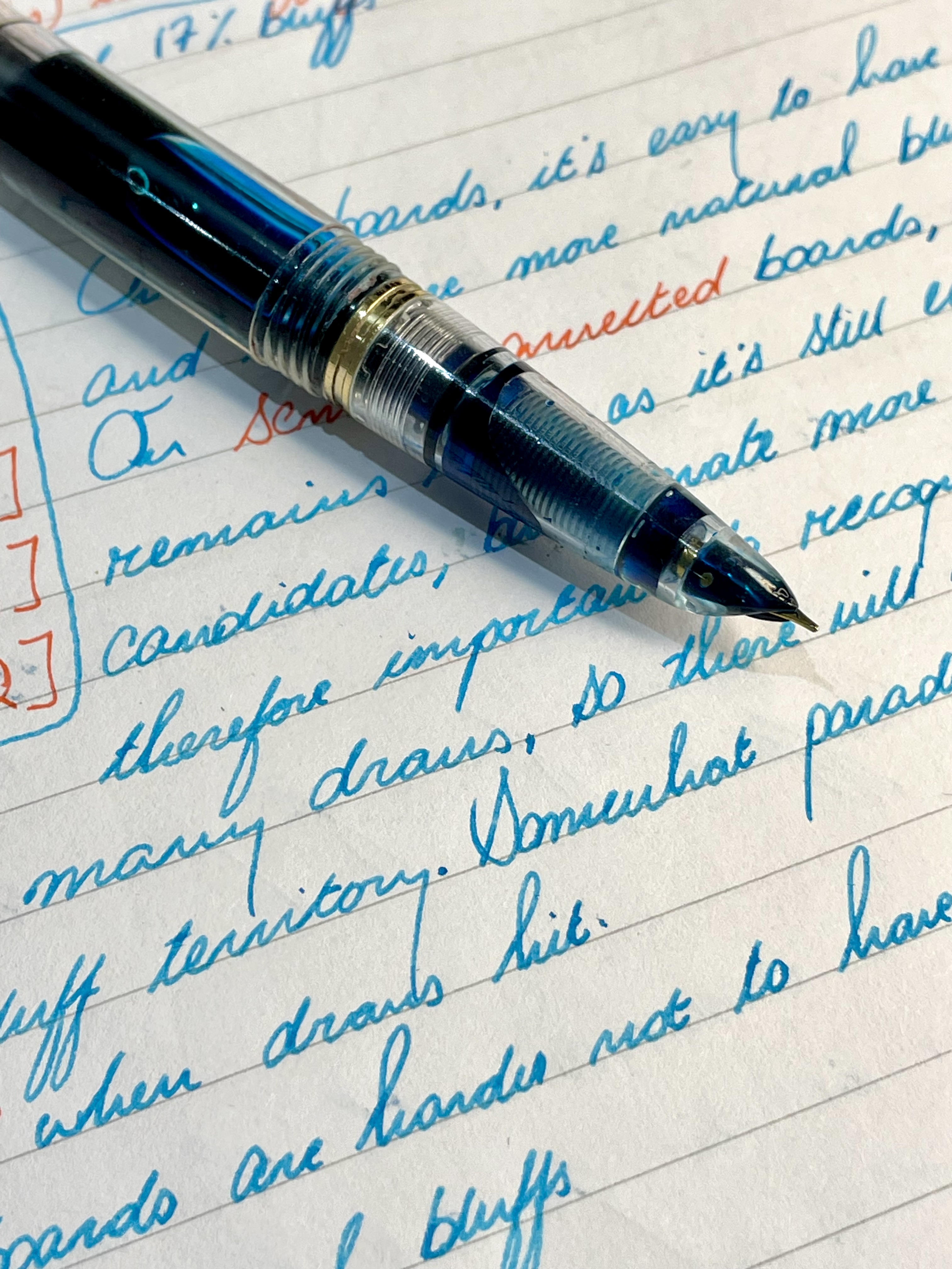 Wingsung nib close up