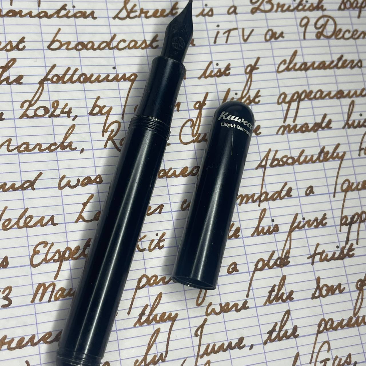 It now writes wonderfully