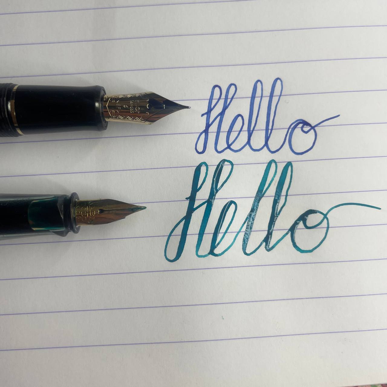 Hello writing comparison