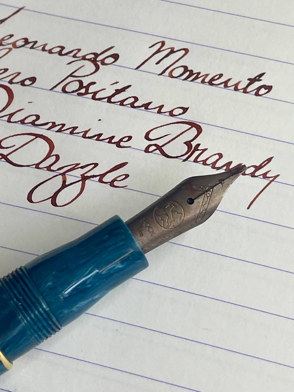 Leonardo writing sample